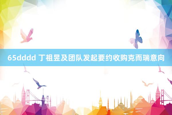65dddd 丁祖昱及团队发起要约收购克而瑞意向